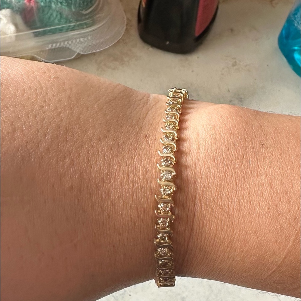 10k Diamond tennis bracelet